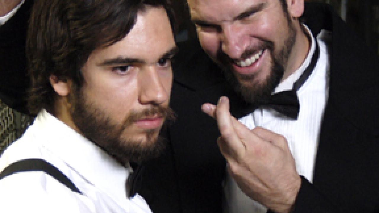 UC Davis students Kevin Ganger and Brett Duggan in The Winters Tale.