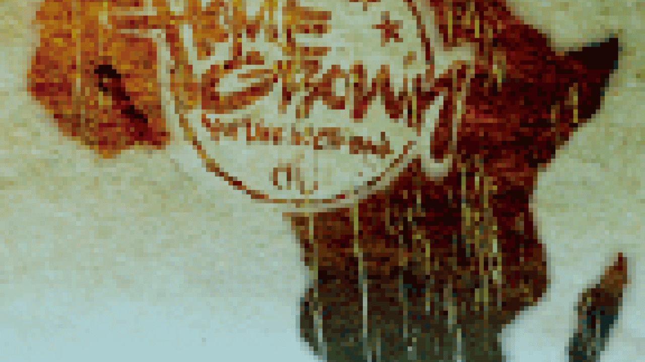 Graphic: map of Africa with words "home grown" over it