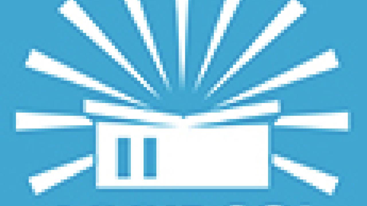 Logo: Team Aggie Sol, house with rays extending out from it