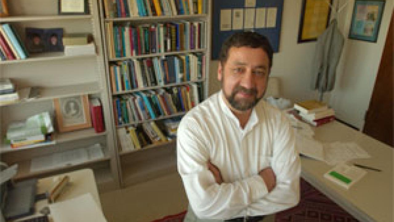 Visiting professor Ahmed Iravani is part of a campus effort to invite outside scholars to campus to augment the Middle East/South Asia Studies Program. &ldquo;Since Sept. 11, everyone wants to learn about Islam,&rdquo; Iravani says.  