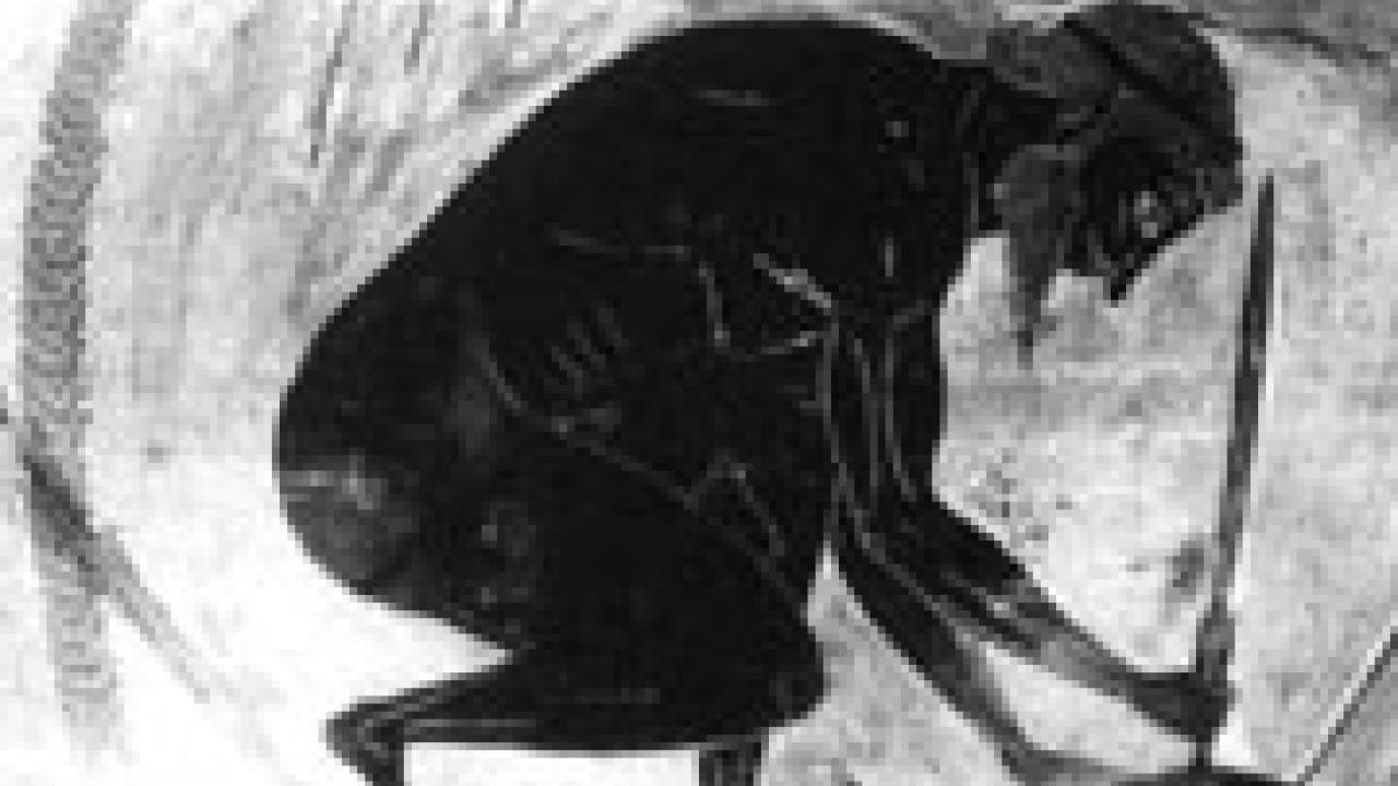 Sophocles wrote a play about Ajax, who is illustrated in the Death of Ajax, by Exekias, (540-530 B.C.).