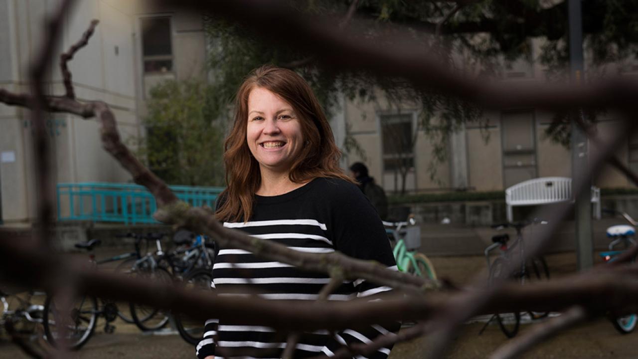 Amy Lowrey, environmental portrait