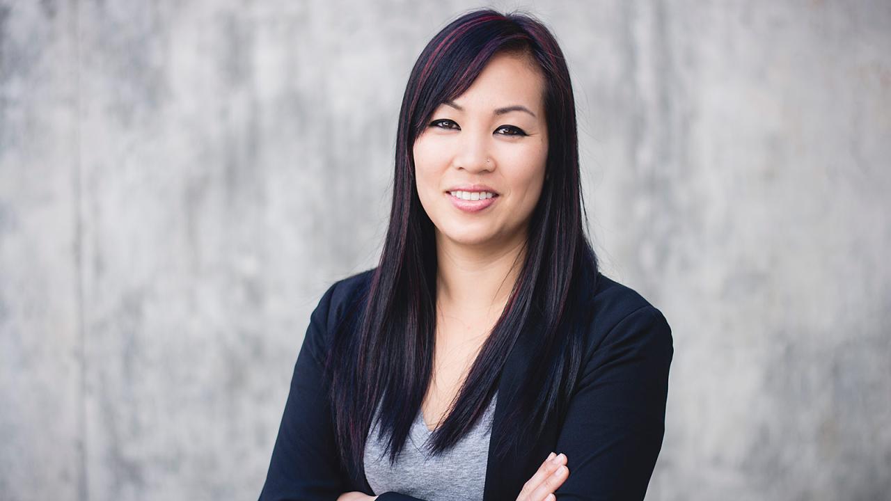 Woman with arms crossed