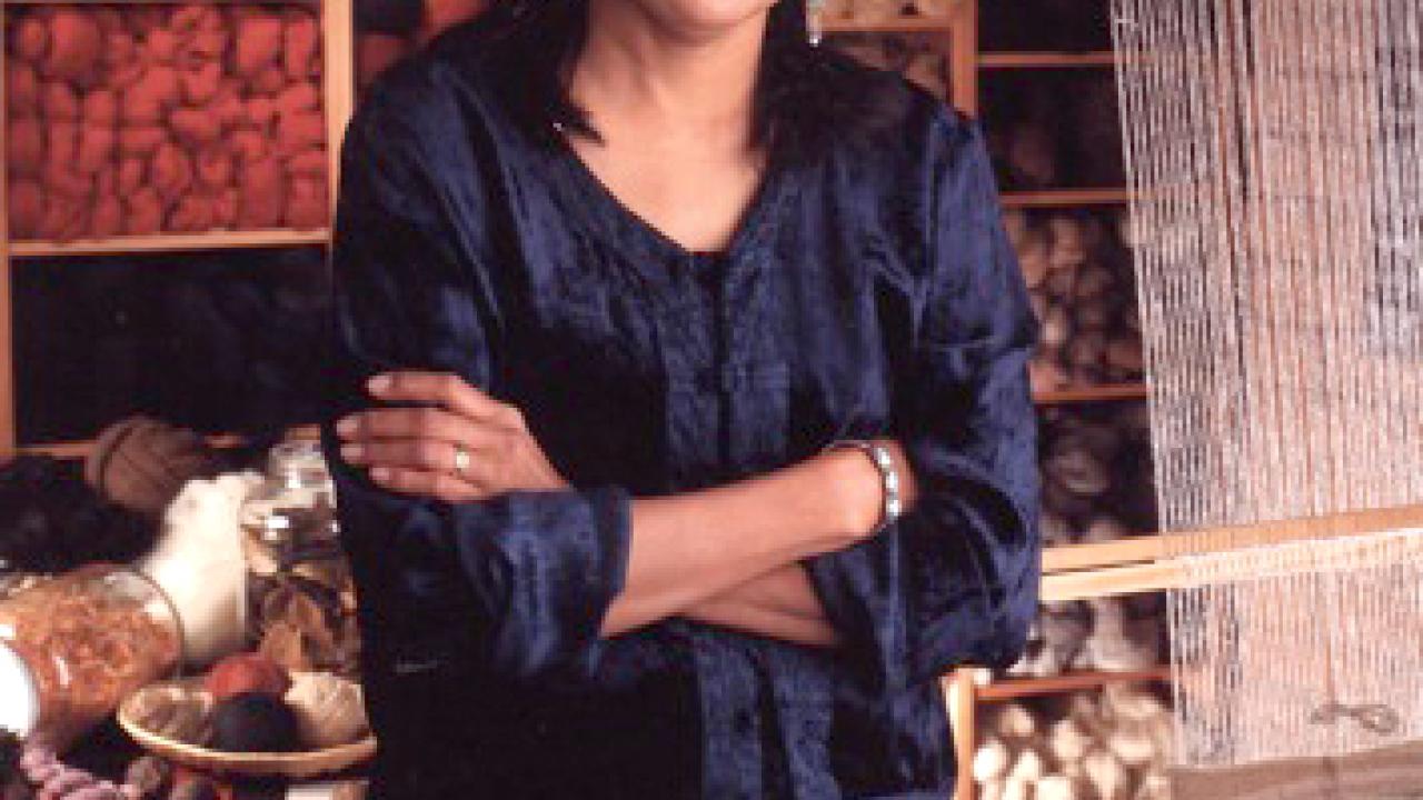 Photo: D.Y. Begay in her studio