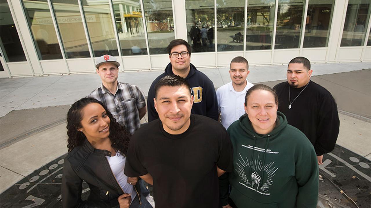 Eight members of Beyond the Stats