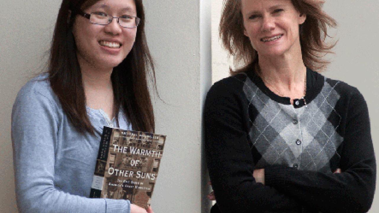 Photo: Selection committee members Samantha Huynh and Sharon Knox