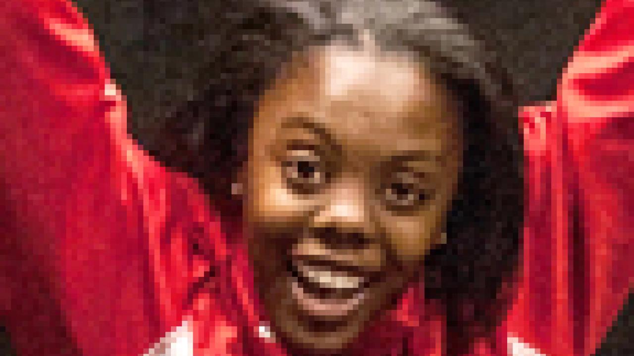 Photo: Alyssa Burton, tap dancer, Edge Performance Festival