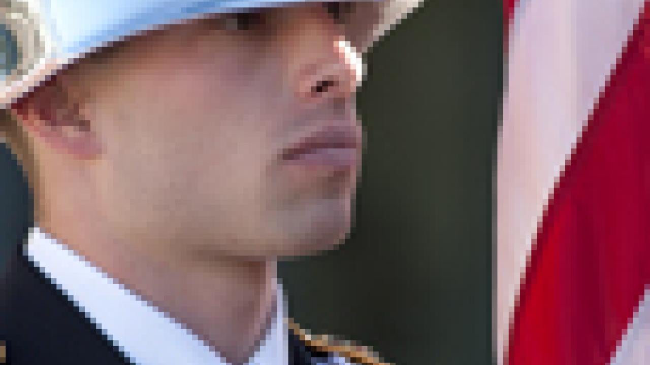 Photo: UC Davis Army ROTC cadet Bradley Dean