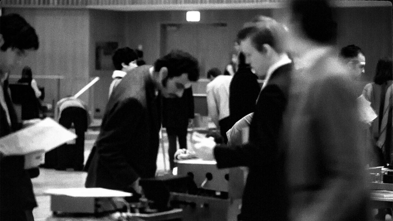 Photo from John Cage&rsquo;s &rsquo;33 1/3&rsquo; in 1969.