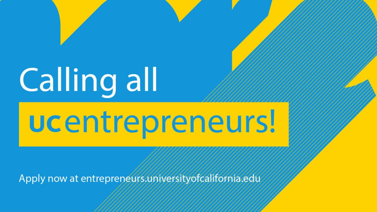 Banner: "Calling all UC entrepreneurs"