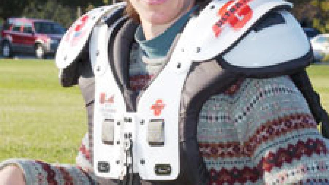 Twice-a-week practices and a dozen or so games a year don&rsquo;t faze Anne Canfield. &ldquo;I&rsquo;m coming back for a third year. I just want to get better,&rdquo; says the staff research associate, who plays full-contact football for the Independent Women&#2013266048