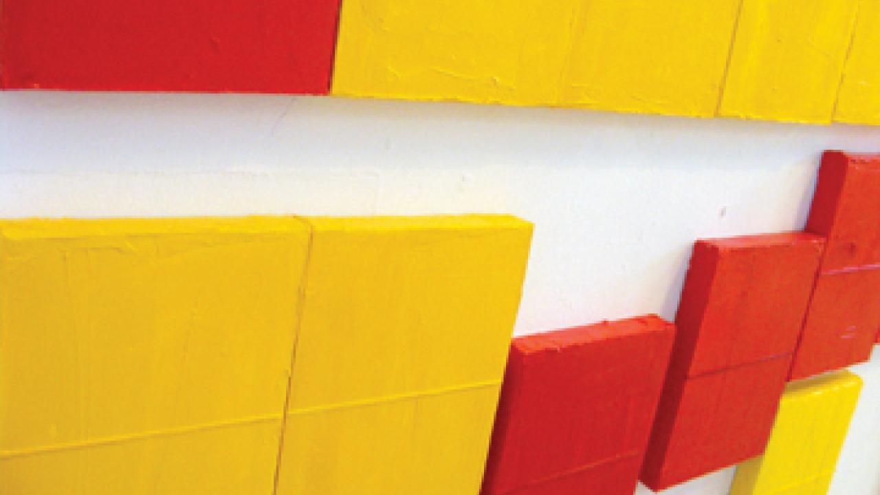 Red and Yellow (detail), by Chau Thuy Huynh