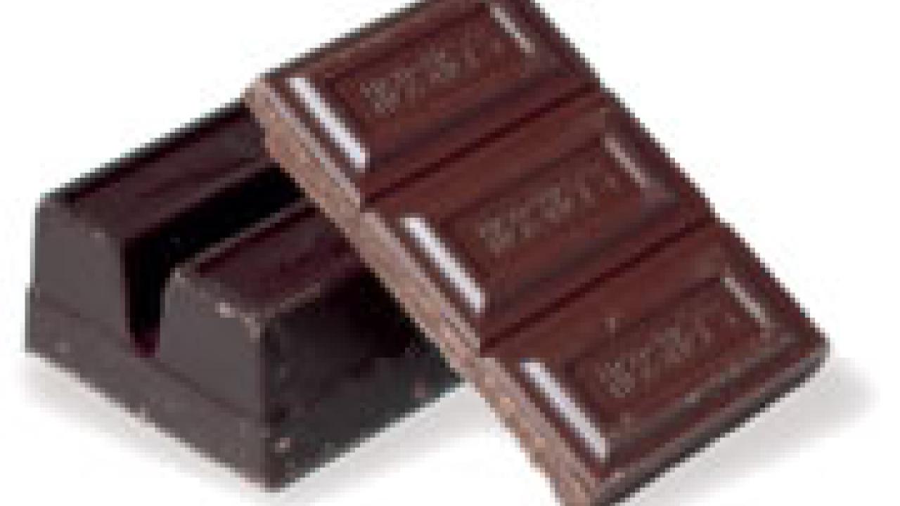 The many health benefits of chocolate will be discussed at the Tuesday meeting.