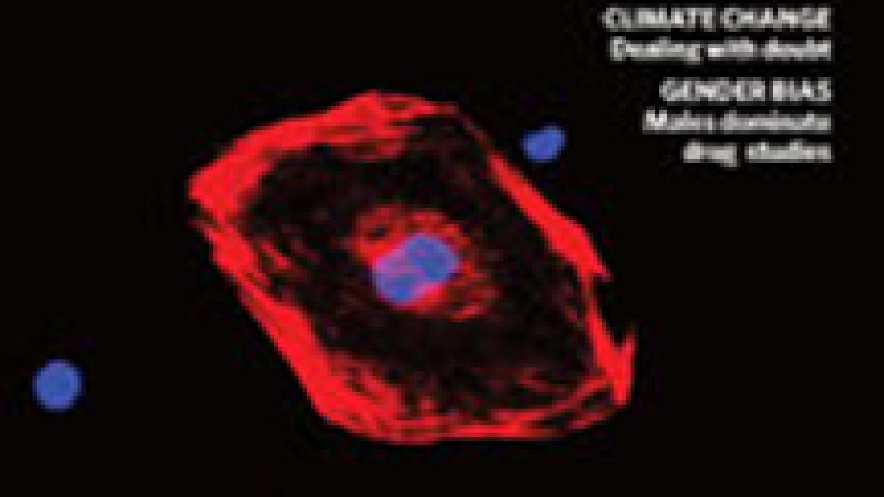 Cover of the journal Nature