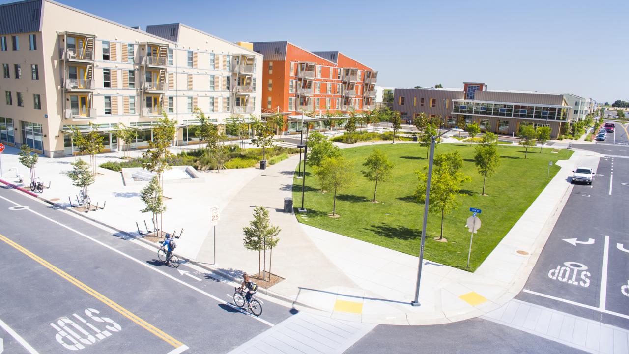 Apartments buildings at West Village