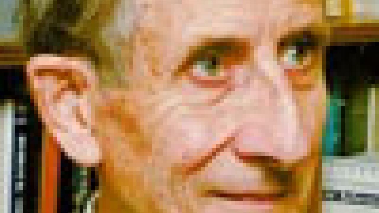 Photo: Freeman Dyson's face