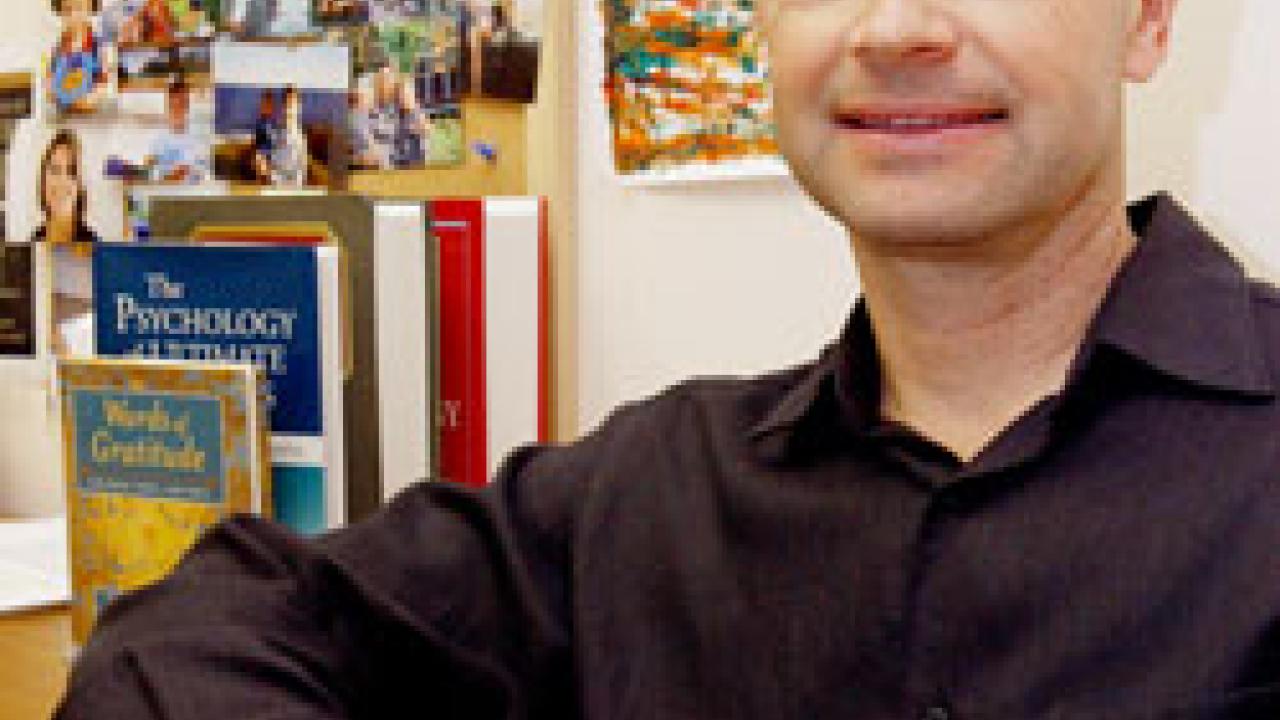 Bob Emmons recommends keeping a "gratitude journal."