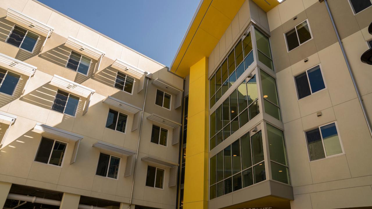 Main entrance of Yosemite Hall