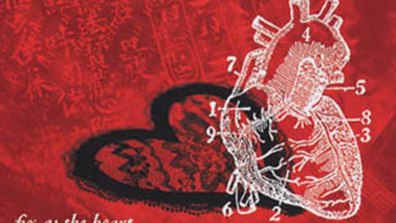 Postcard advertisement for fig. a: the heart