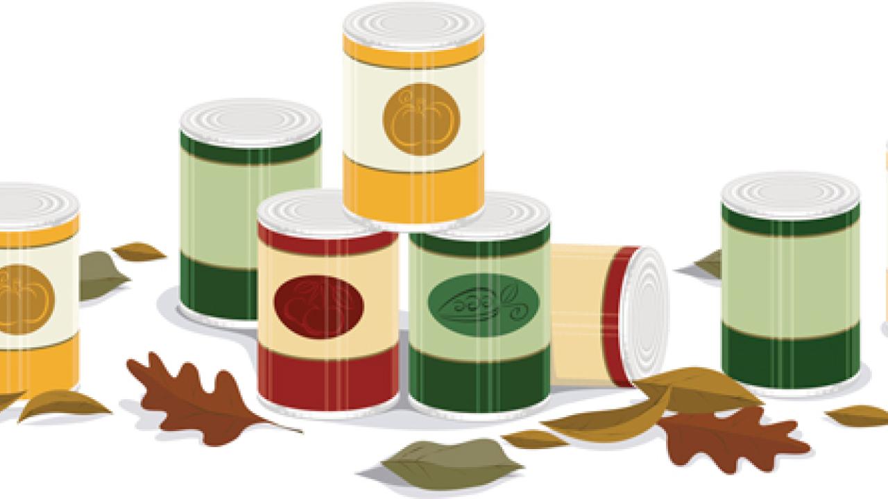 Canned food graphic