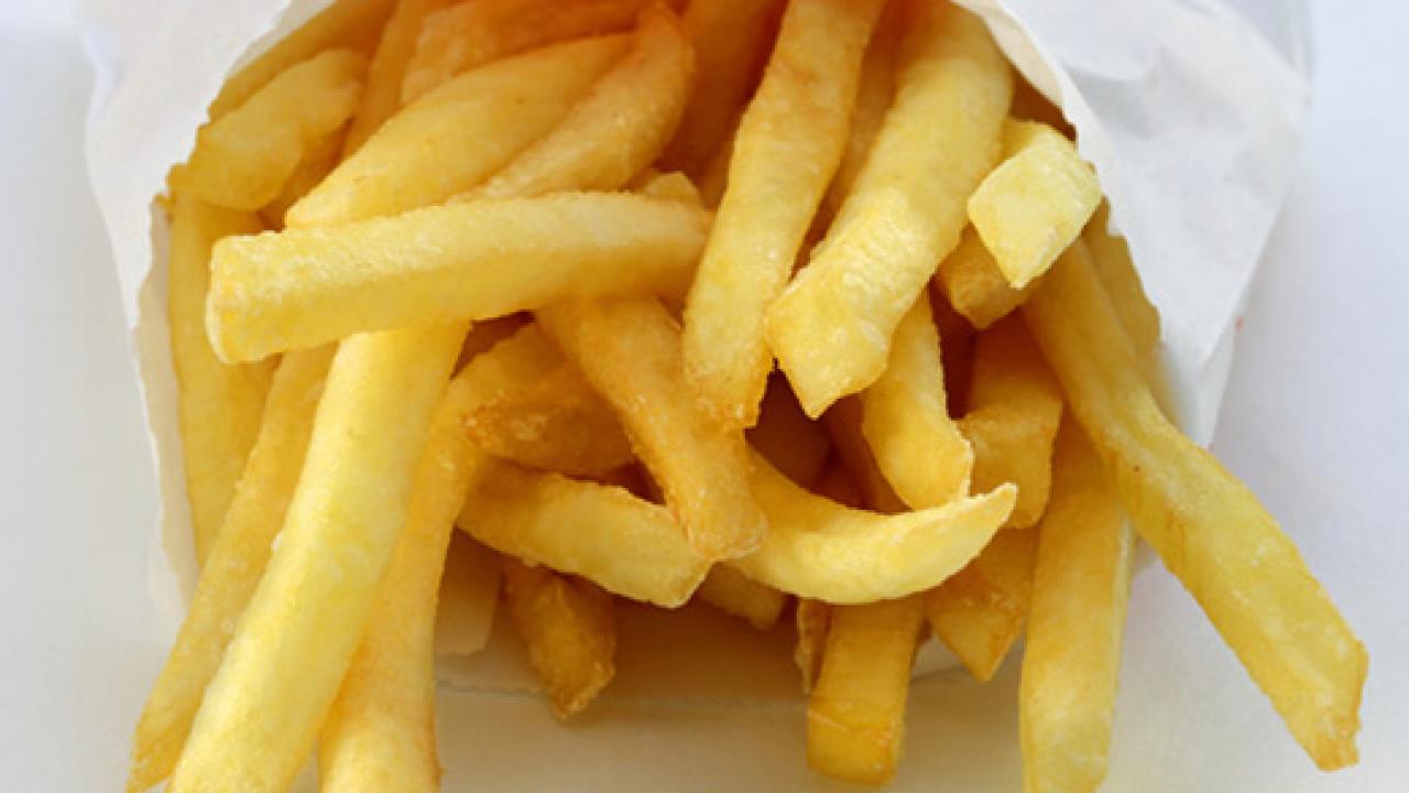 French fries in a packet