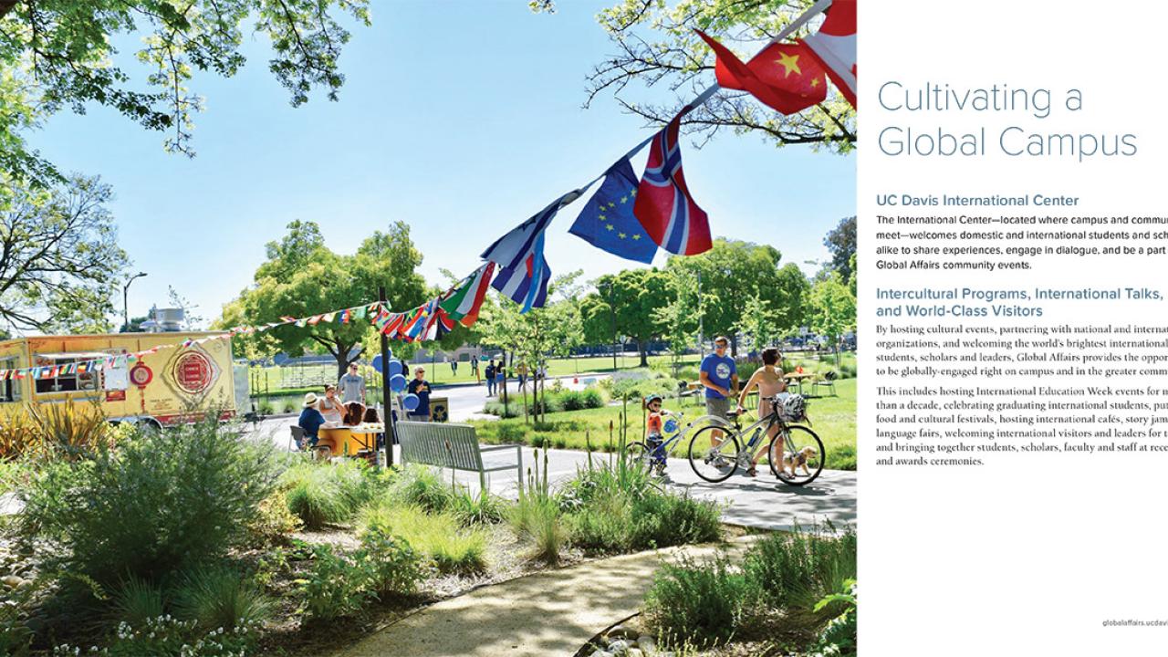 A page from the Global Affairs viewbook.