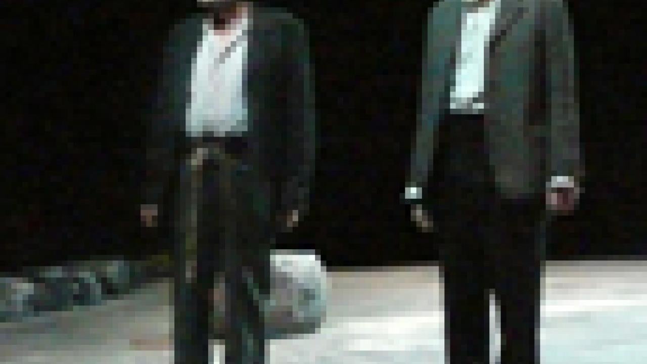 Photo: Scene from Waiting for Godot, on John Iacovelli set