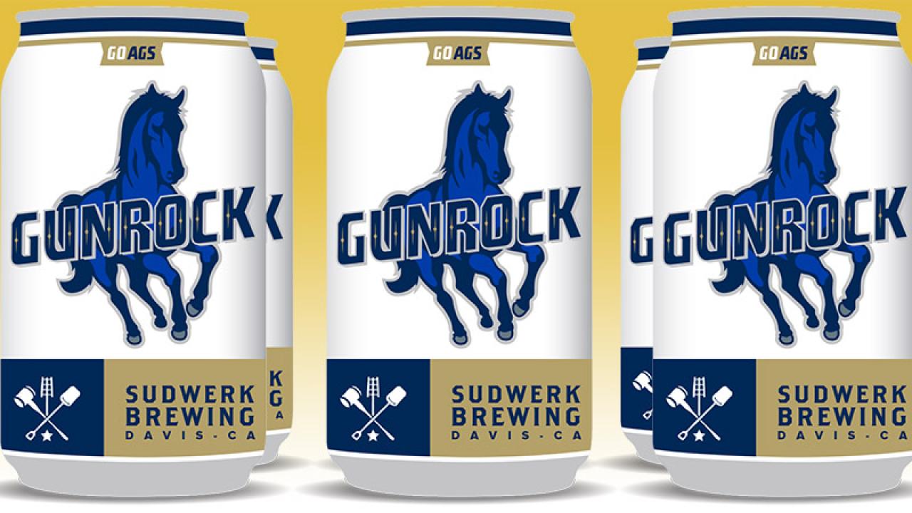 Image: Gunrock lager can.