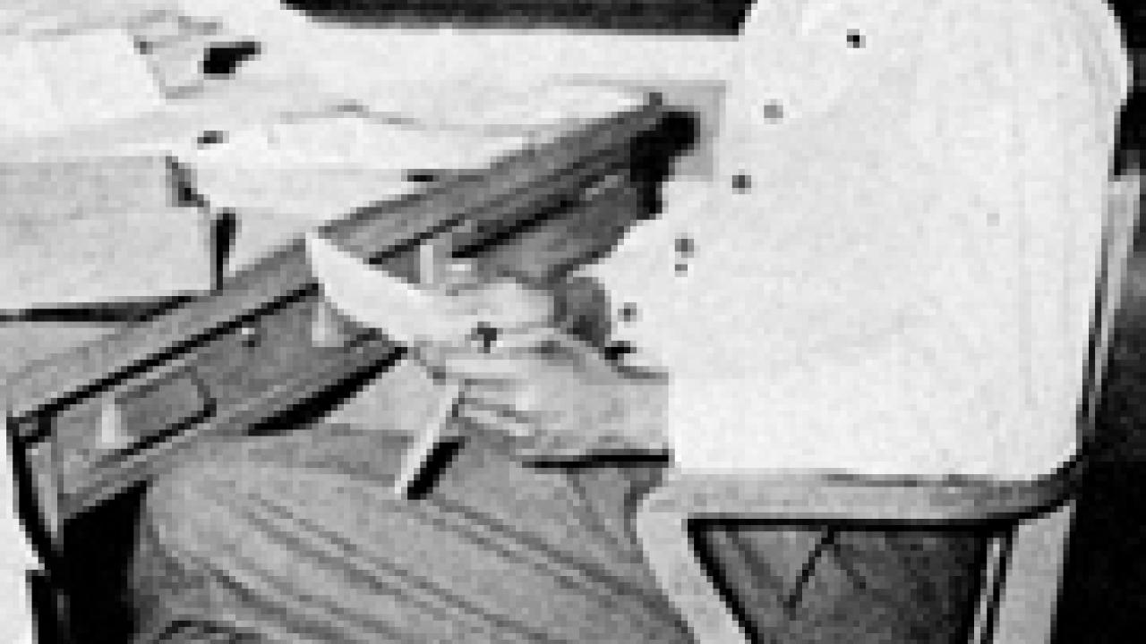 A former GI, Horace Hampton was the first African-American student body president at UC Davis.