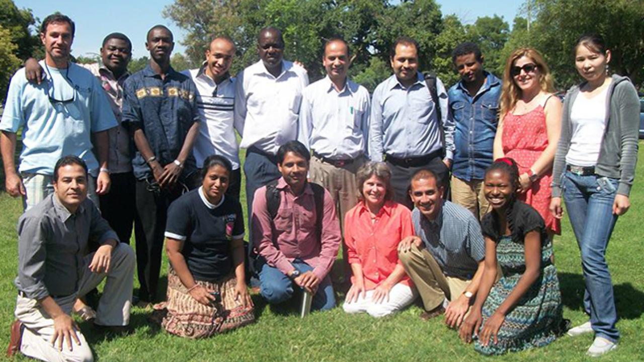 Photo: UC Davis Extension's Humphrey Fellows Group I