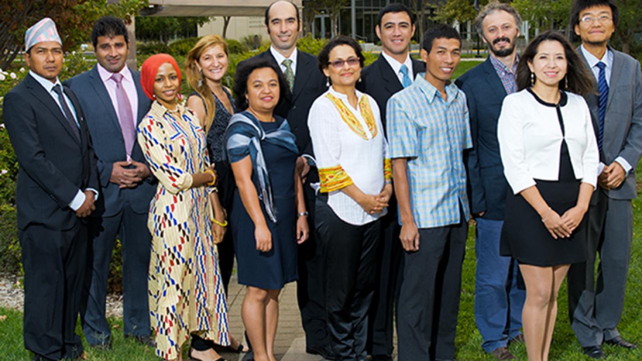 Photo: Humphrey fellows, 2015-16, group photo
