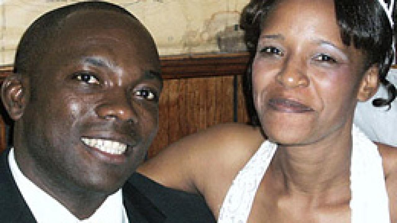 Jean-Marc Francois-Pierre and wife