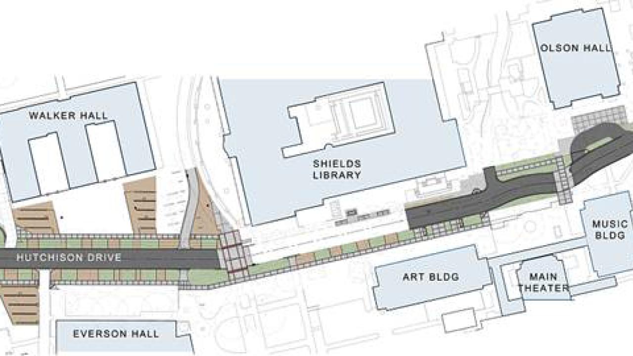 Drawing: Hutchison Drive improvement project