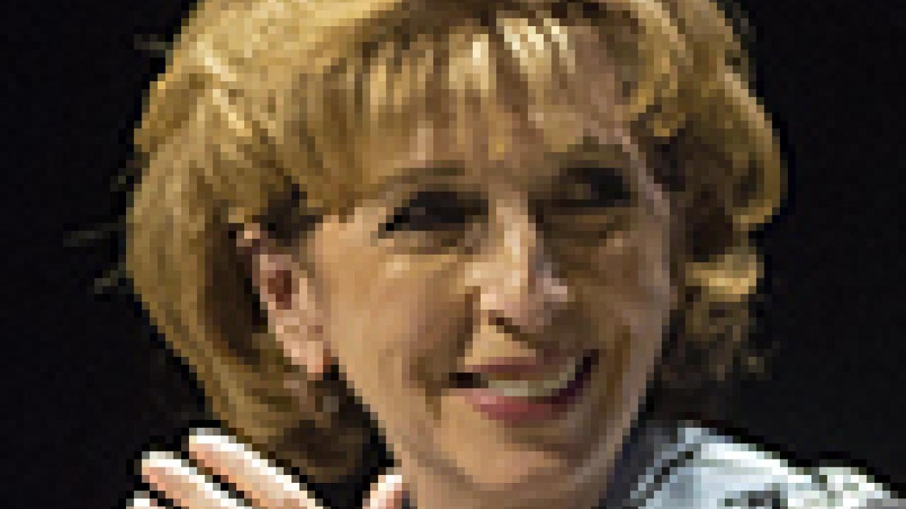 Photo: Chancellor Katehi, clapping