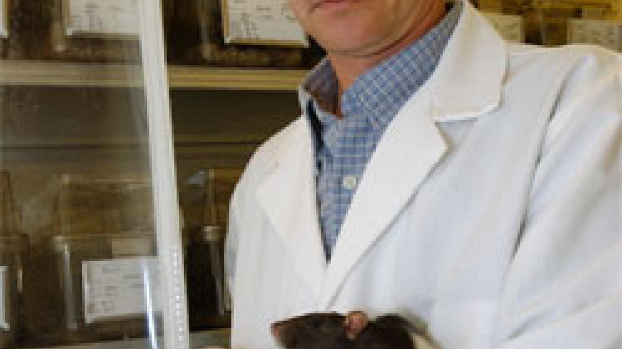 Lon Kendall helps oversee the care of some 400,000 animals on campus &mdash; from mice to giant sturgeon.