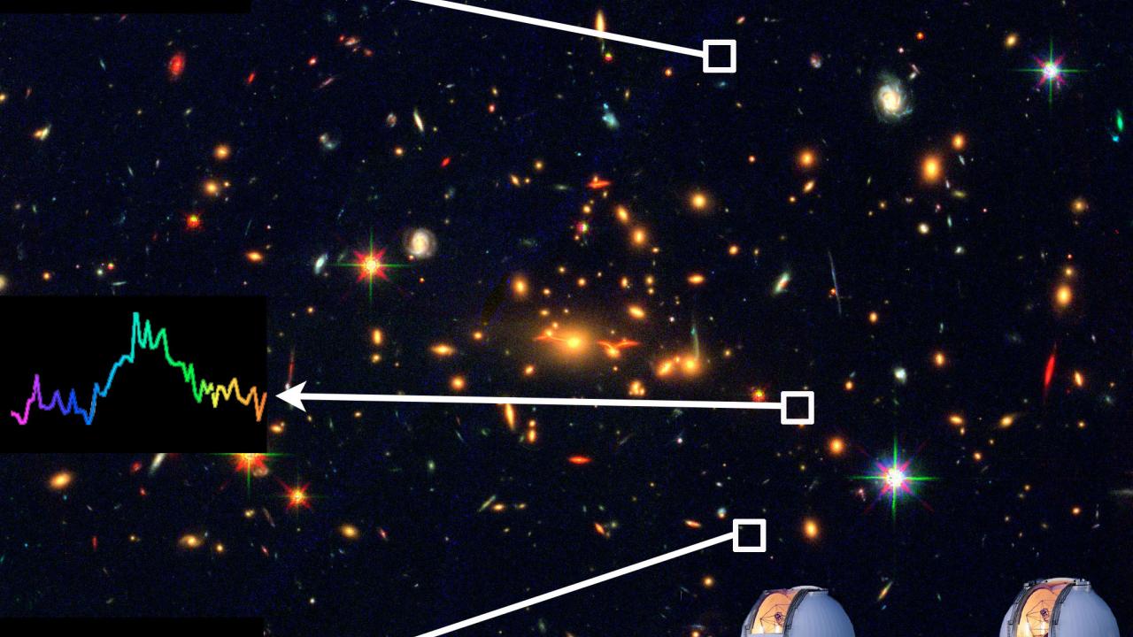 Distant galaxy imaged