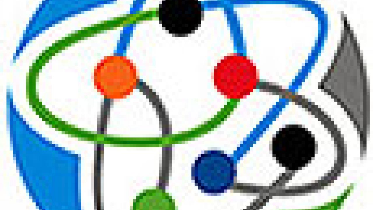 Graphic: Madrid Network logo (portion), looks like a diagram of some atoms