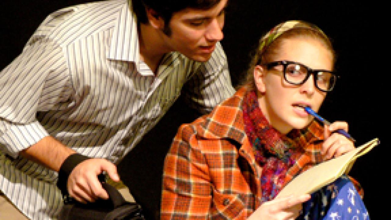 Kevin Ganger and Heidi Kendrick appear in Miracle Fish, one of three plays in this year's THIRDeEYE Theatre Festival.