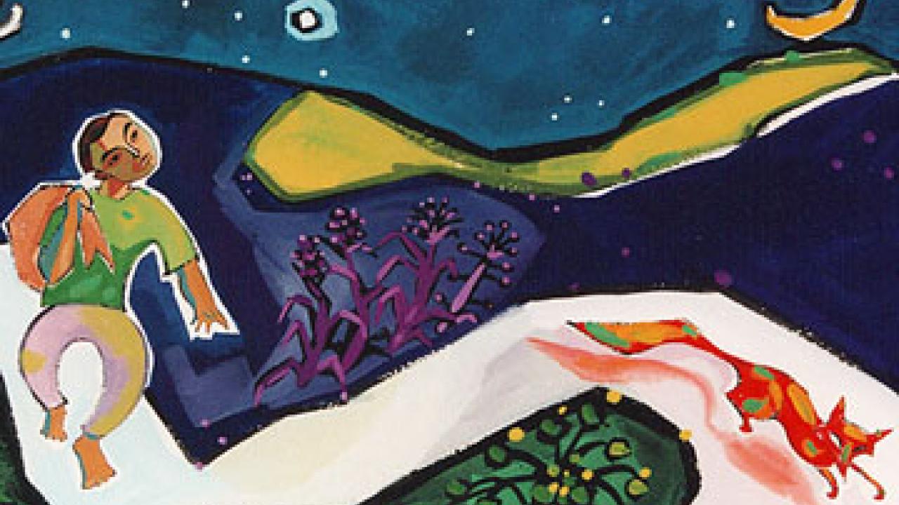 Graphic: Detail from art from The Odyssey of a Manchurian (1996).