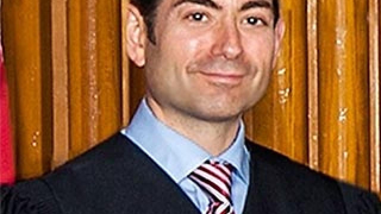 A man in a judge's robe