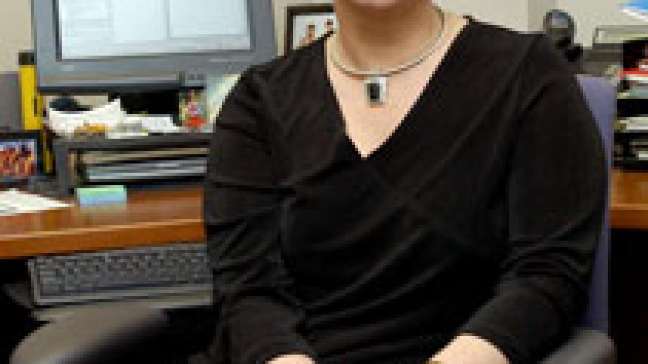 Tammy McNiff joined the staff in the Office of Campus Community Relations last year. The job is particularly satisfying in that it helps her contribute to the overall environment of UC Davis,  she says.