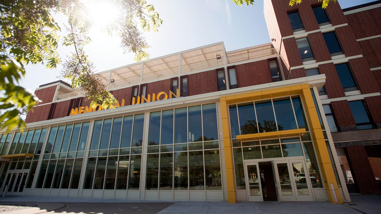 The north side of the Memorial Union.