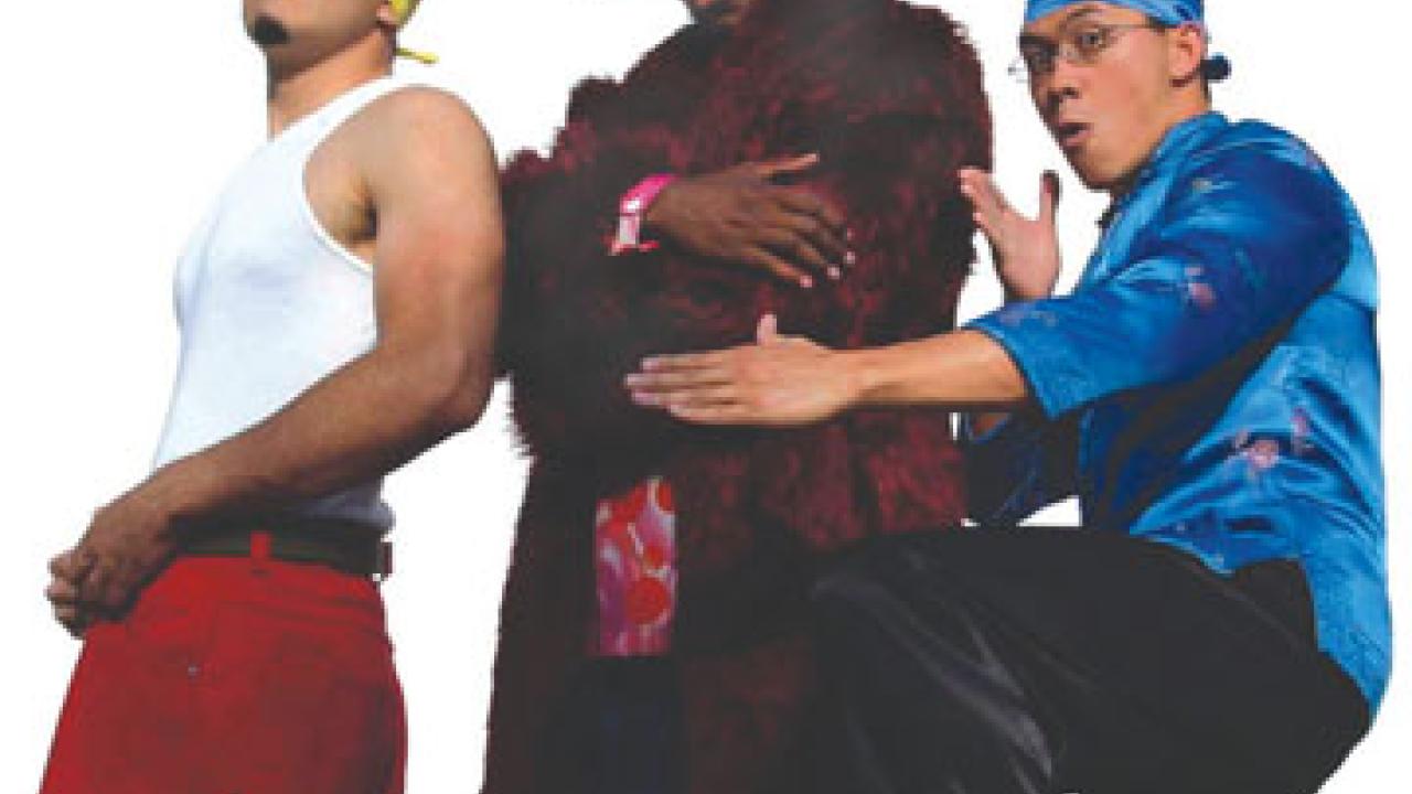 N*W*C* performers Rafael Agustin, Miles Gregley and Allan Axibal.