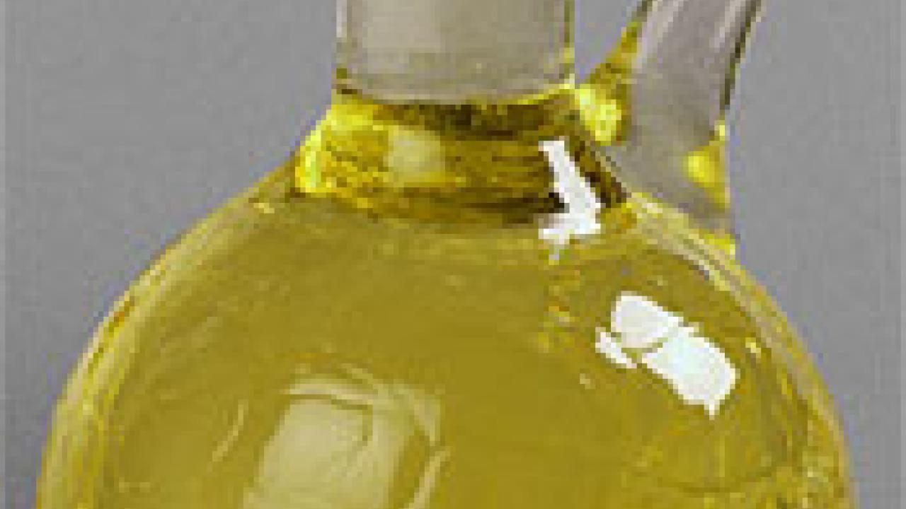 Photo: cruet of olive oil