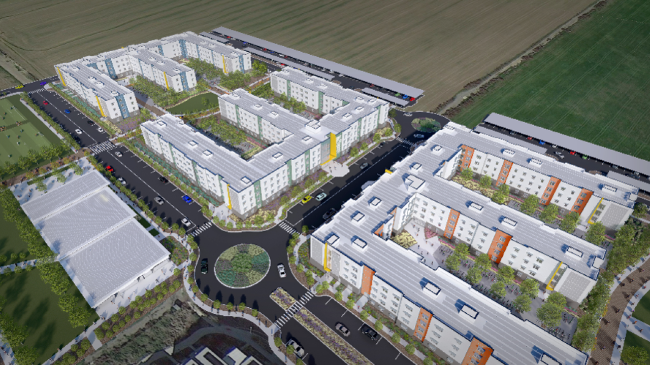 West Village housing rendering