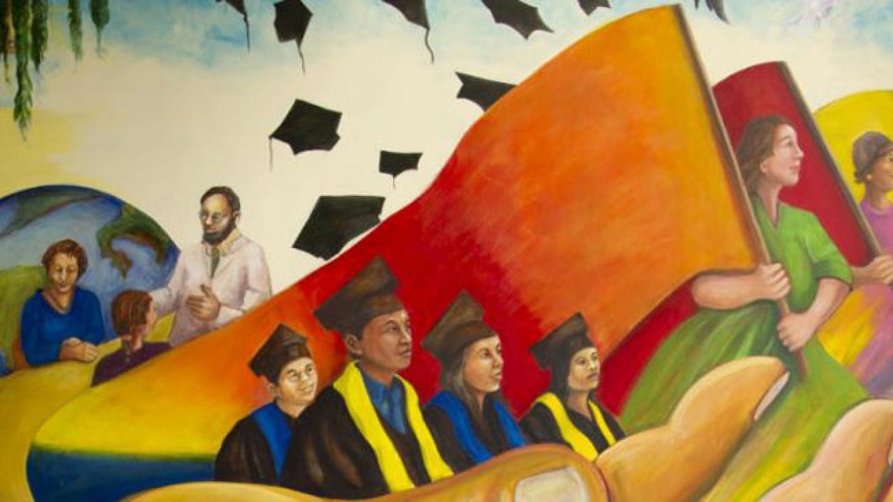 "The Practice of Freedom" mural