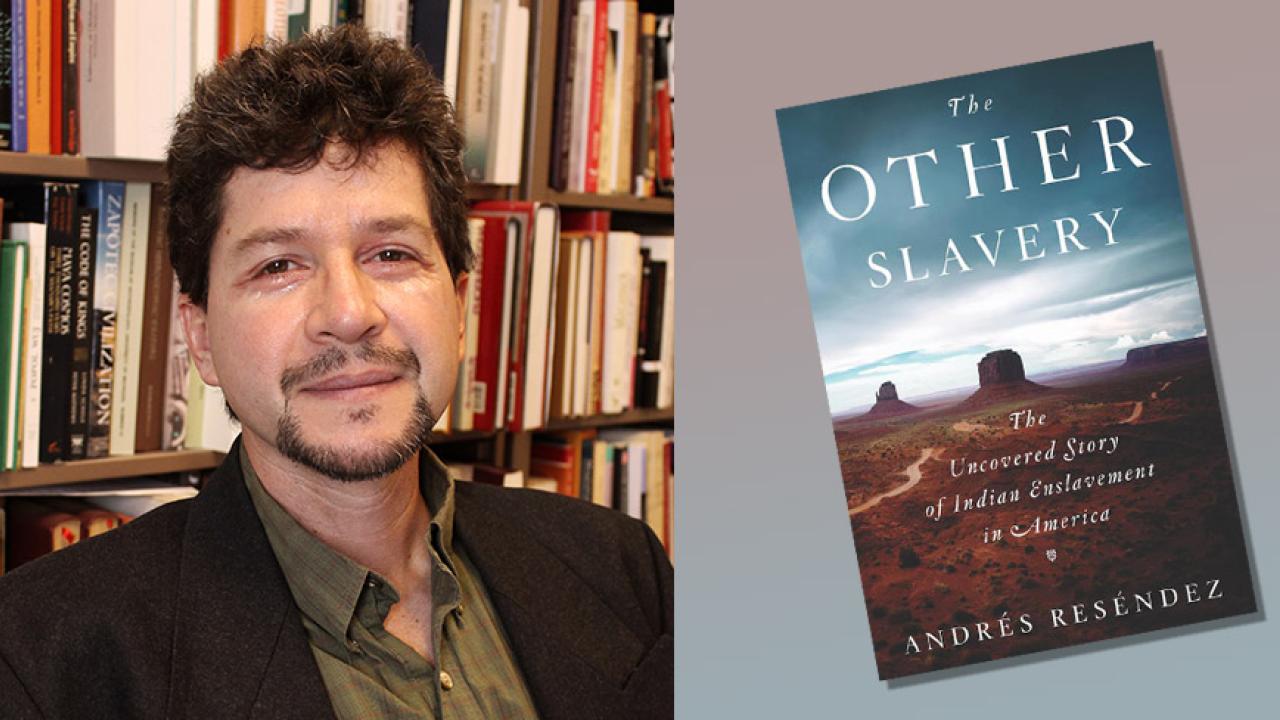 Andr&eacute;s Res&eacute;ndez and his book, The Other Slavery.