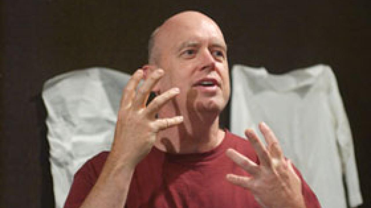 Noted performance artist Rinde Eckert.