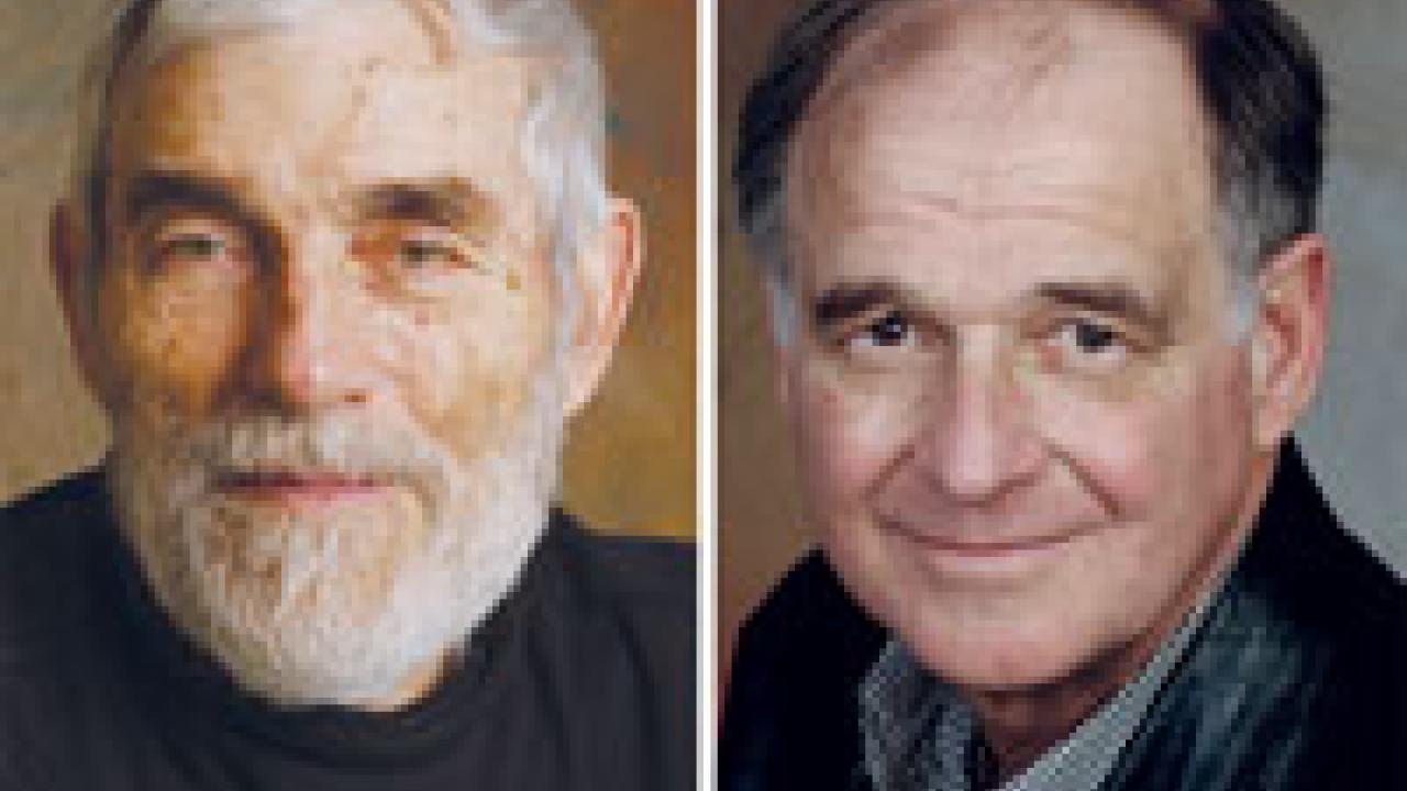 Ray Valentine, left, and Roger Salquist.