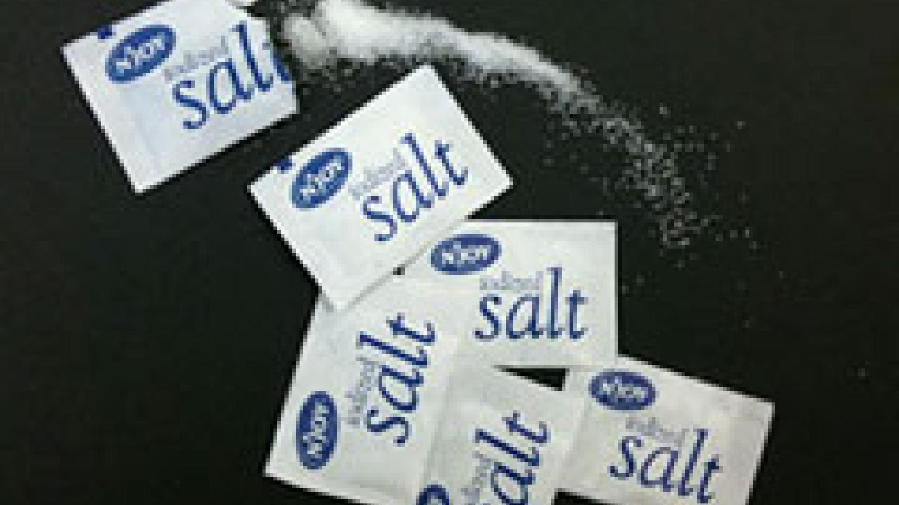 Photo: packets of salt